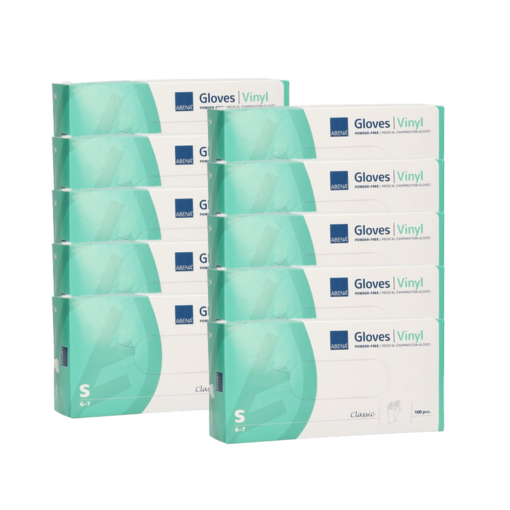 Abena Poedervrije Vinyl Handschoenen Maat M (10x100 ST) Abena