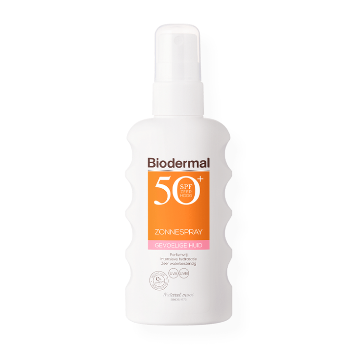 Biodermal Gevoelige Huid Zonnespray SPF50+ (175 ML) Biodermal