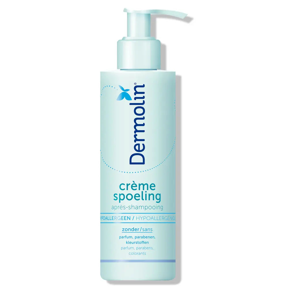Dermolin crèmespoeling parfumvrij, milde verzorging voor het haar en de gevoelige hoofdhuid