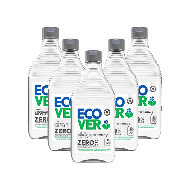 5x Ecover Afwasmiddel Zero (450ml) Ecover