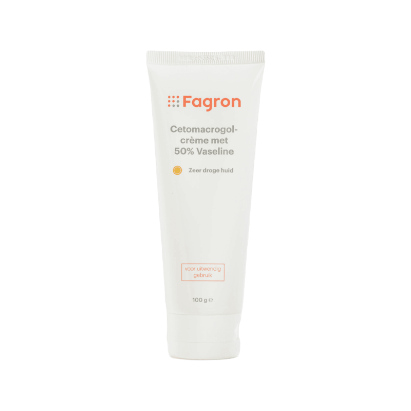 Fagron Cetomacrogolcreme met 50% Vaseline (100 GR) Fagron