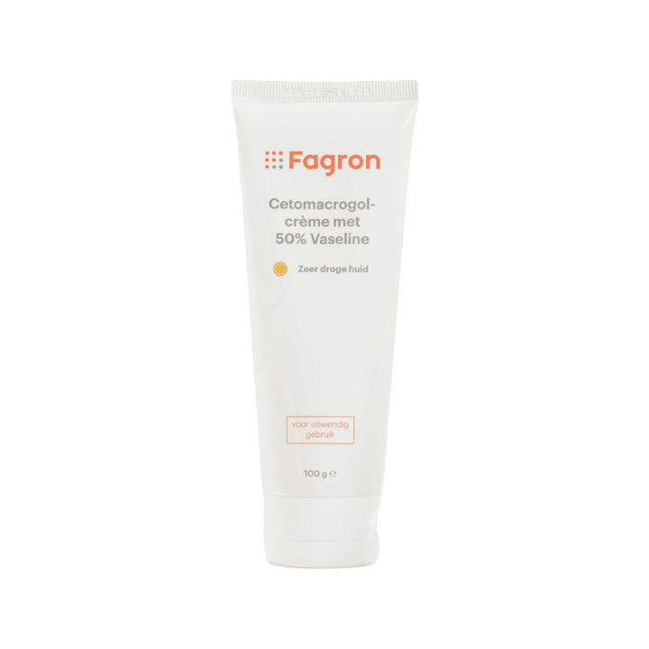 Fagron Cetomacrogolcreme met 50% Vaseline (100 GR) Fagron