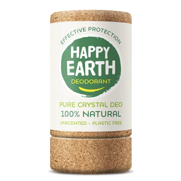 Happy Earth Pure crystal deodorant unscented (90 GR) - Parfumvrij