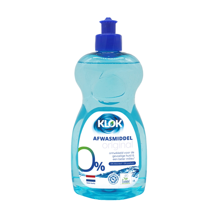 Klok Eco Afwasmiddel (500 ML) - Parfumvrij