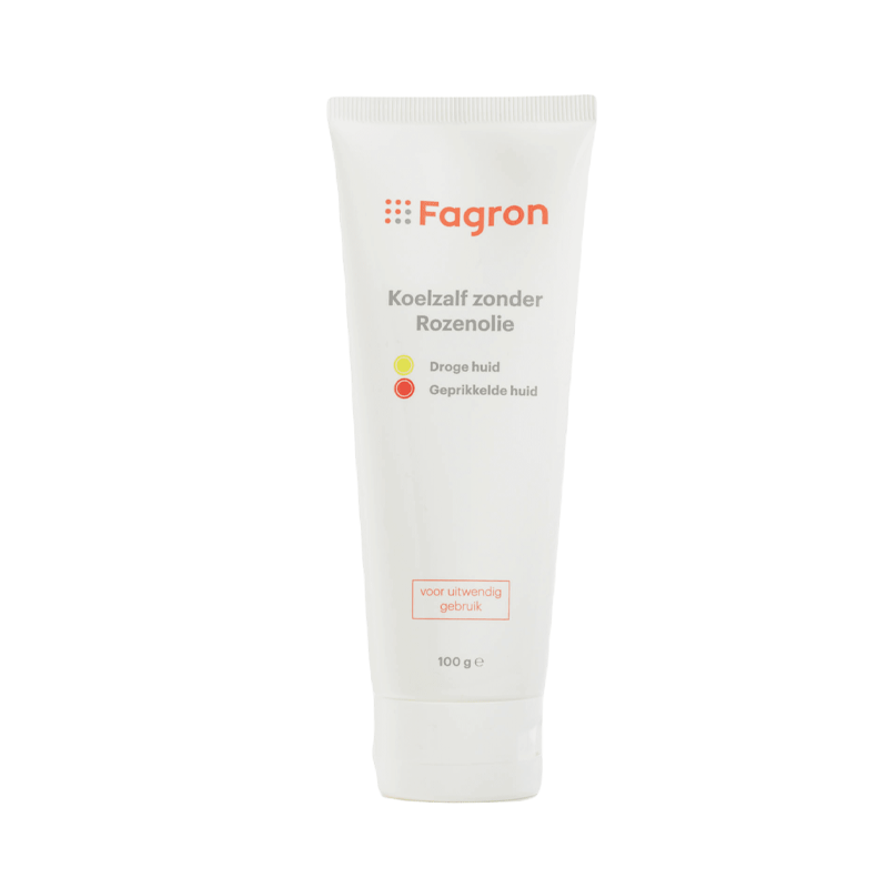 Koelzalf zonder rozenolie voor de droge en geprikkelde huid van Fagron