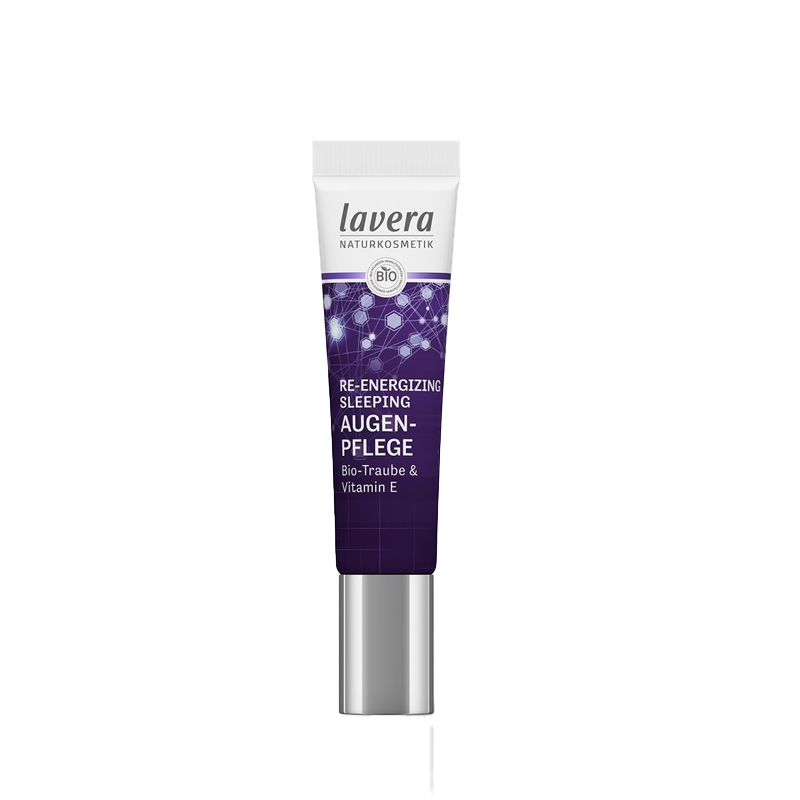 Parfumvrije oogcreme van Lavera voor de nacht met Vitamine E