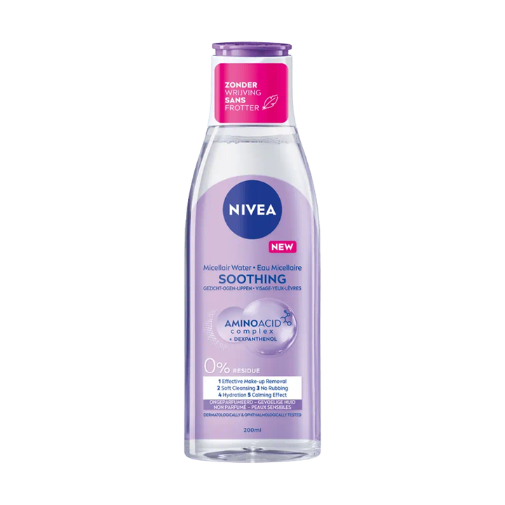 Parfumvrij micellair water van NIVEA – reinigend zonder irritatie