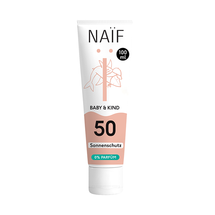 Naïf Baby&Kids Mineral Sunscreen 0% perfume SPF50 (100 ML) - Parfumvrij