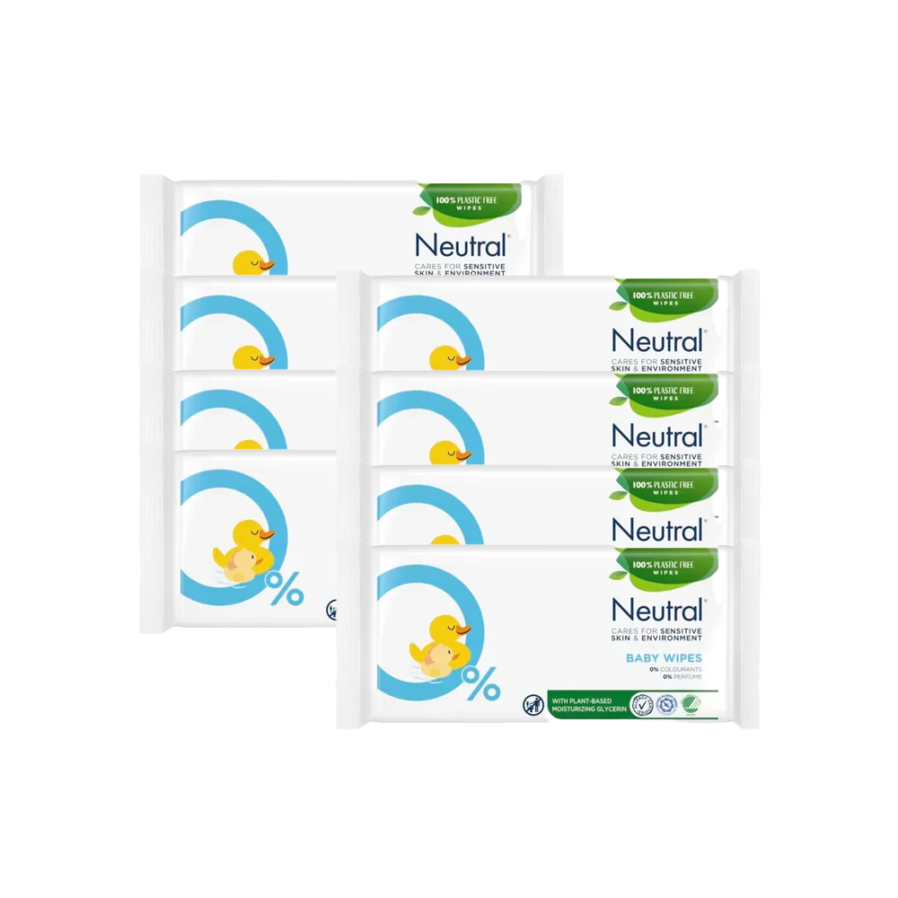 Neutral Babydoekjes parfumvrij (8x52 ST) Neutral