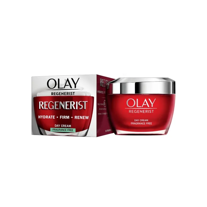 Dagcreme zonder parfum van Olay voor hydratatie