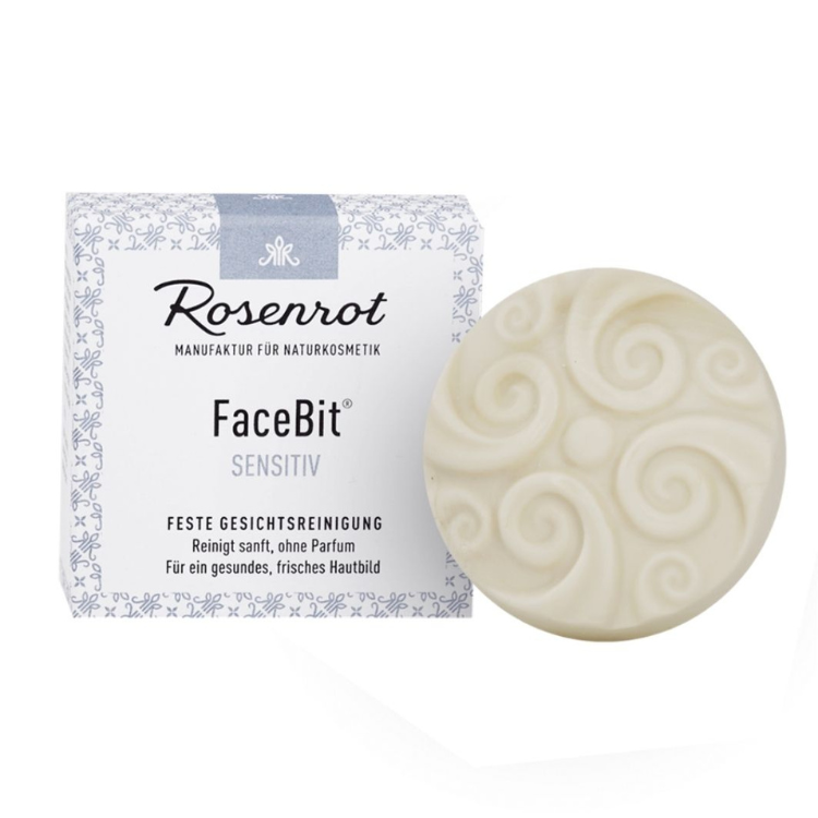 Rosenrot Solid facebit sensitive (50 GR) - Parfumvrij