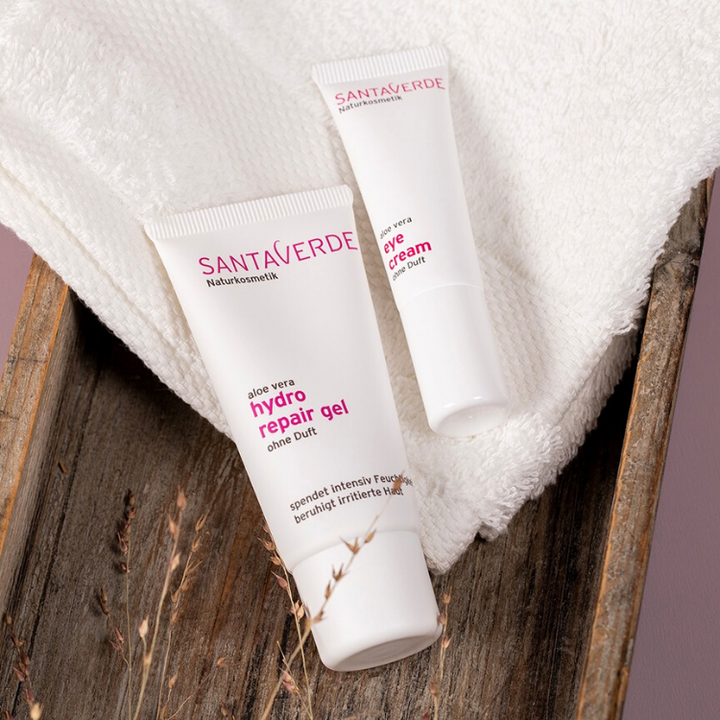 Parfumvrije oogcreme en bodycreme van Santaverde