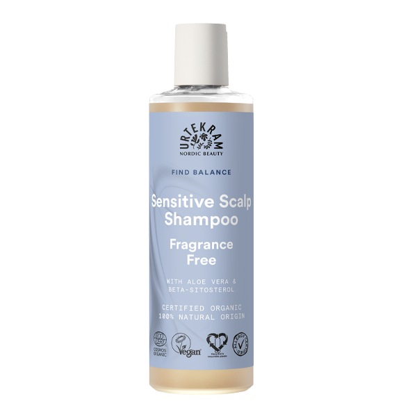 Parfumvrije shampoo van Urtekram uit de Find Balance lijn, 250ml, voor de gevoelige hoofdhuid