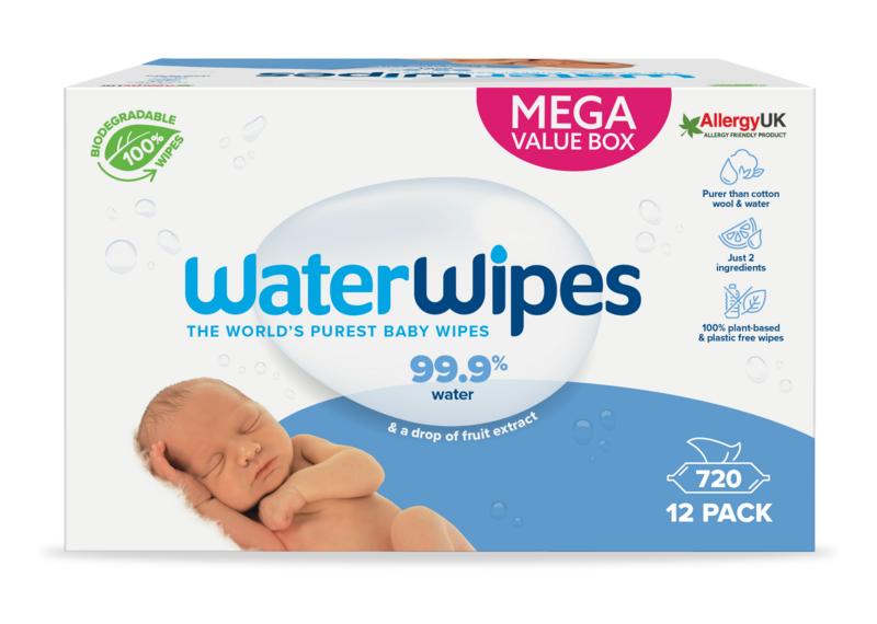 Waterwipes Babydoekjes 12-pak (720 Stuks) - Parfumvrij