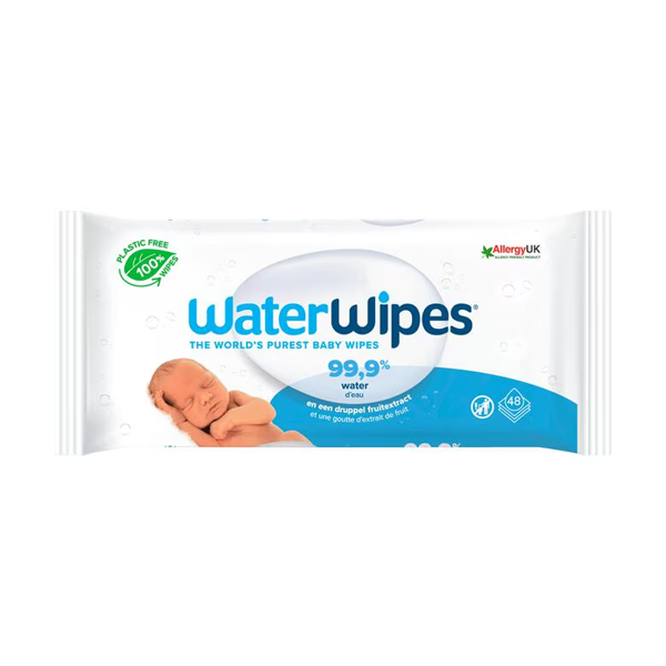 Waterwipes Babydoekjes (48 Stuks) - Parfumvrij