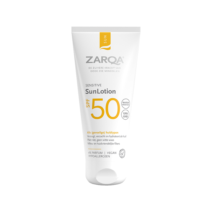 Zarqa SunLotion SPF50 Sensitive (50ml) - Parfumvrij