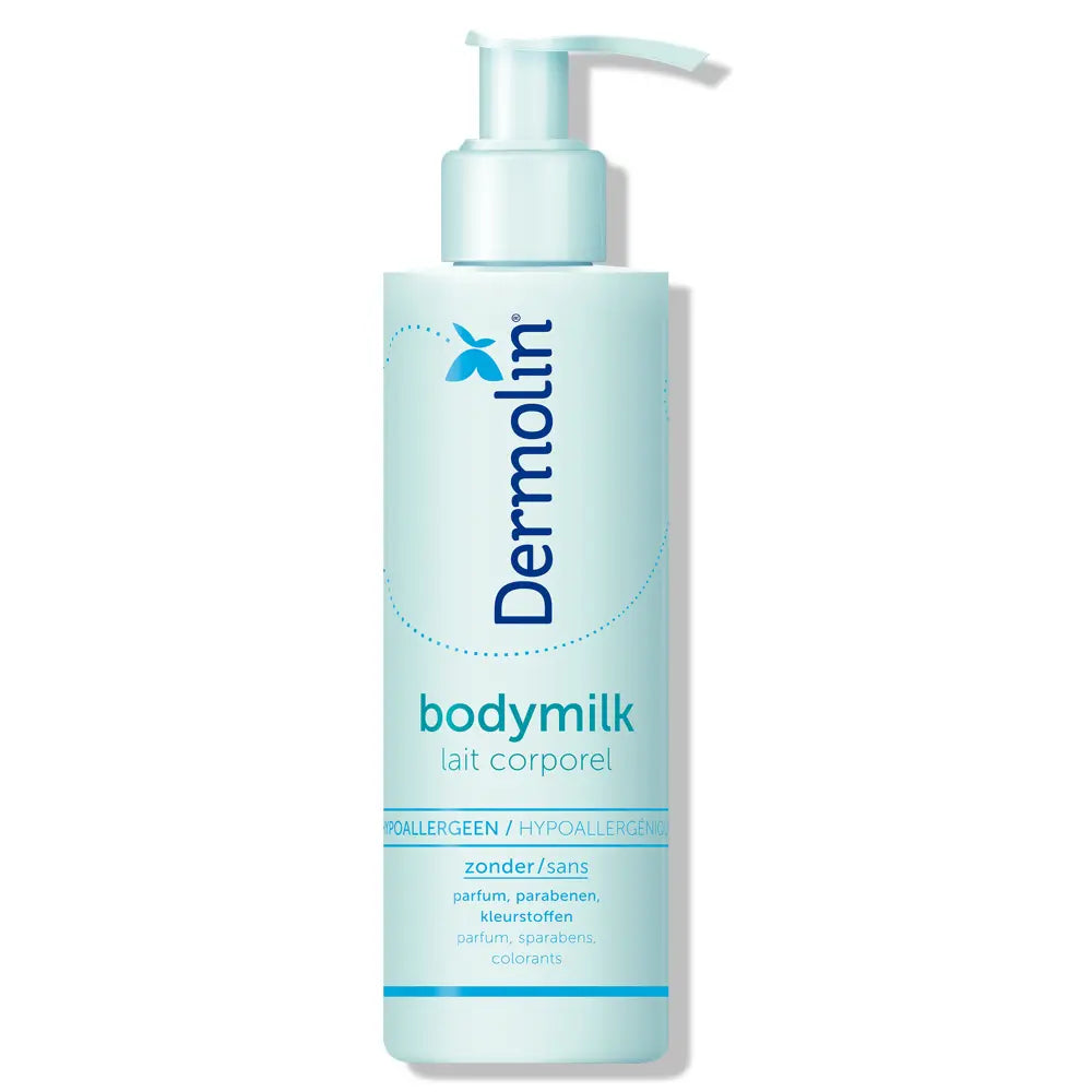 Dermolin bodymilk parfumvrij, hydraterend voor de gevoelige huid