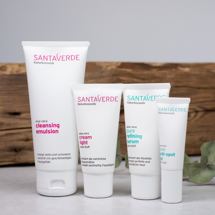 Parfumvrije oogcrème van Santaverde met aloë vera voor de gevoelige huid rondom de ogen