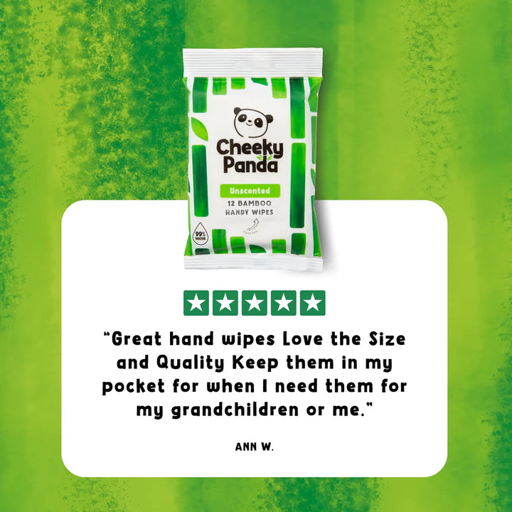 The Cheeky Panda Bamboe bio-afbreekbare vochtige doekjes
