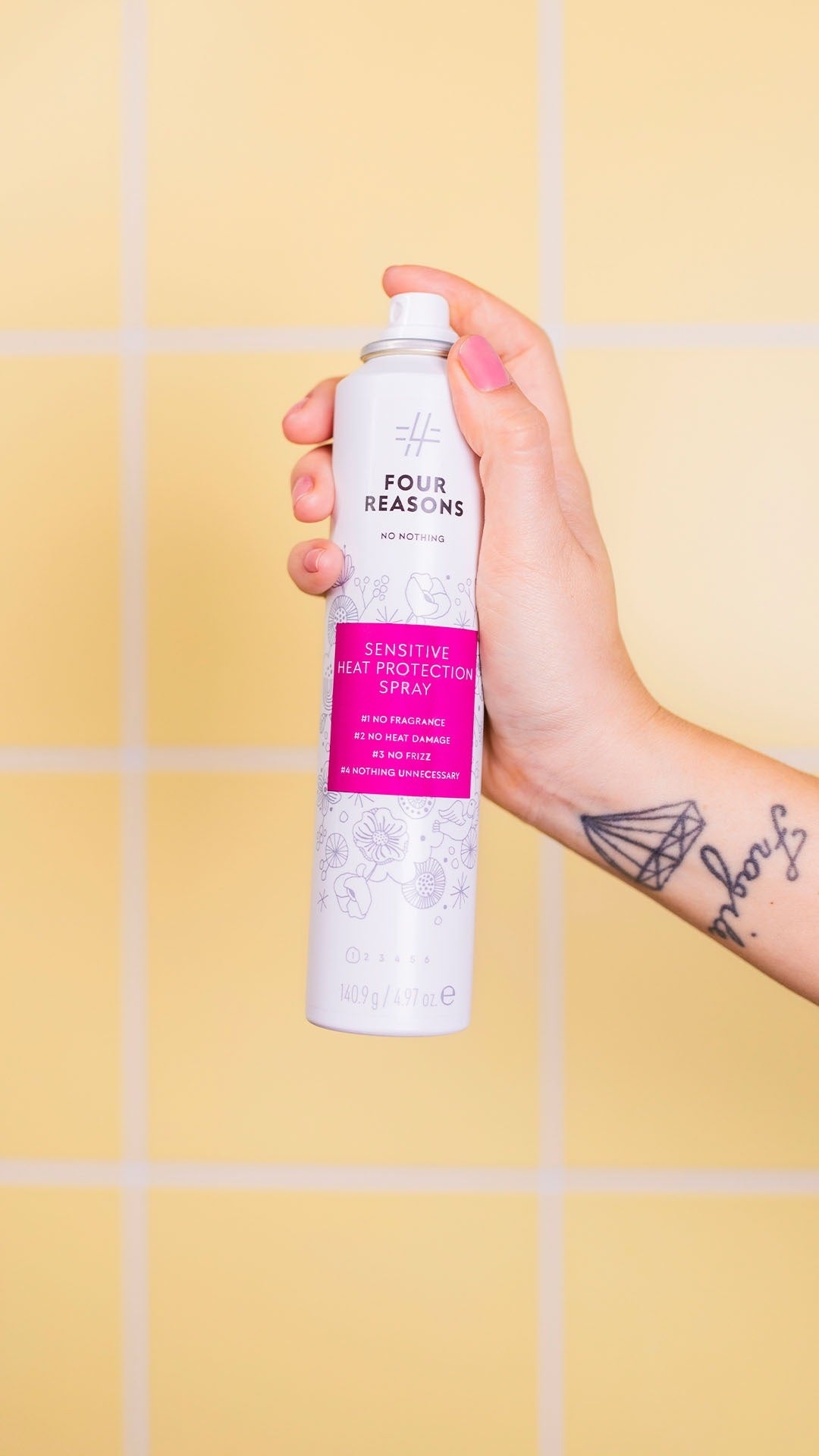 Four Reasons No Nothing Sensitive Heat Protection Spray (200 ML)