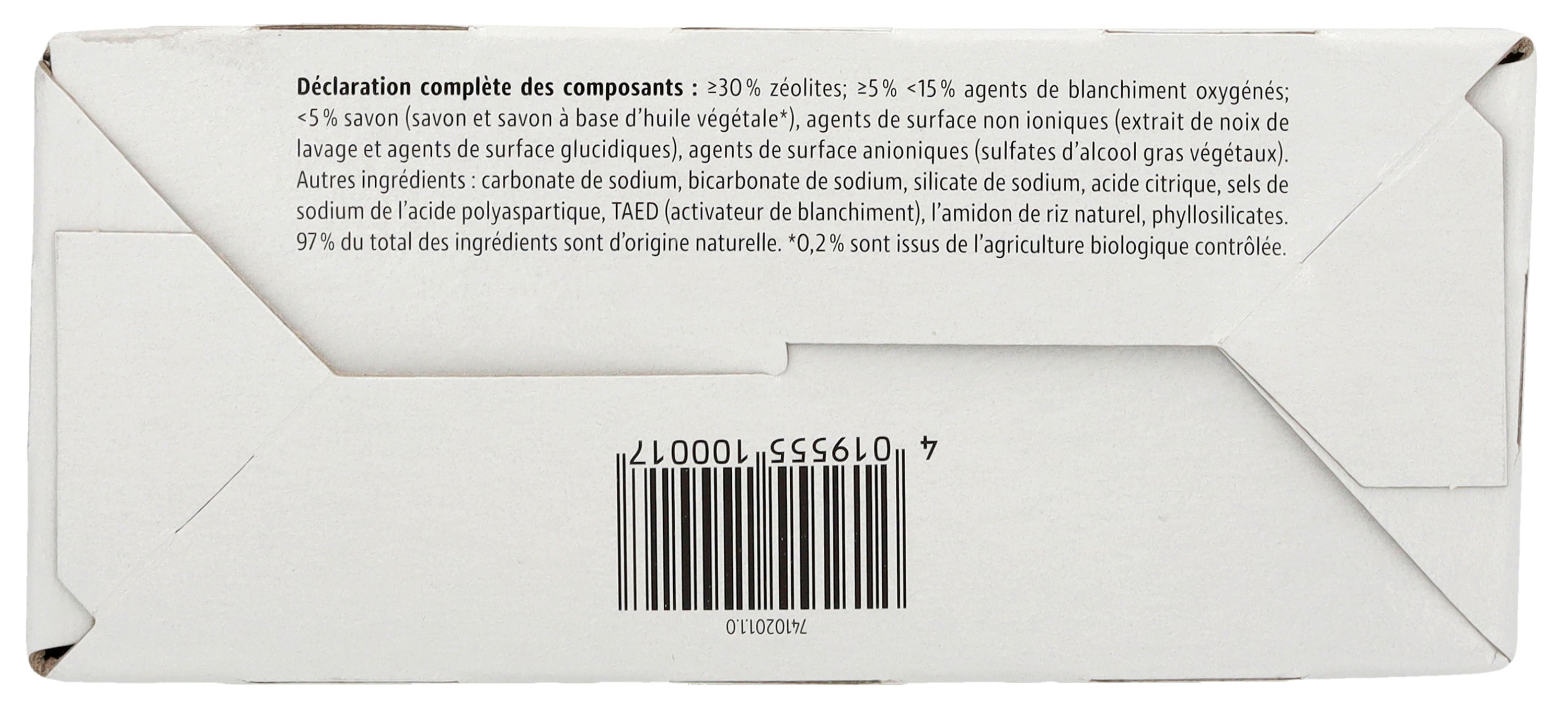 Klar waspoeder universeel (1,1 kg)