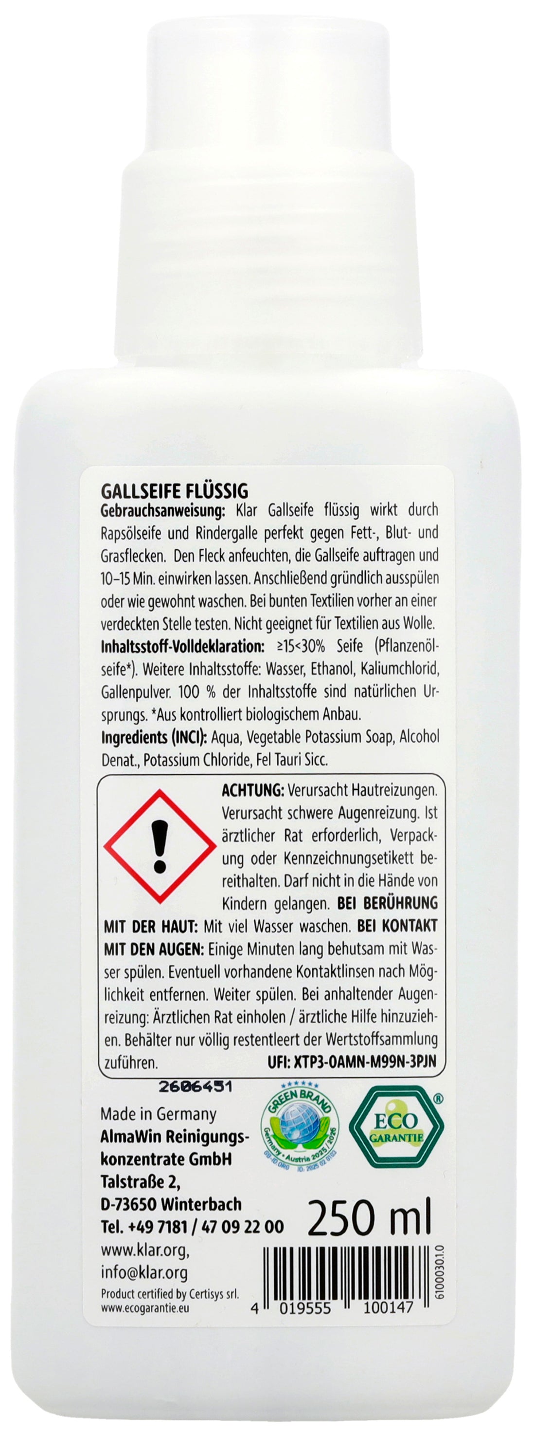 Klar Bio Ossengalzeep (0,25 L)