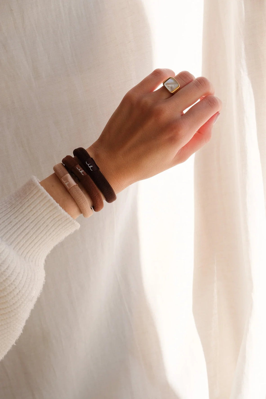 Invisibobble Hair Tie Mocha (5 ST) Invisibobble