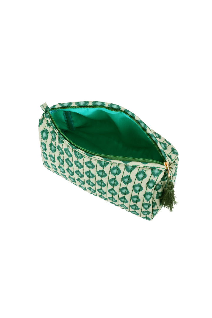 make-up tas groen patroon