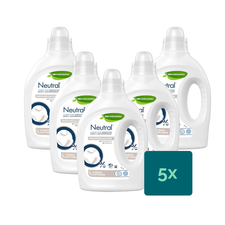 5x Neutral Wasverzachter (5x 750 ML) Neutral