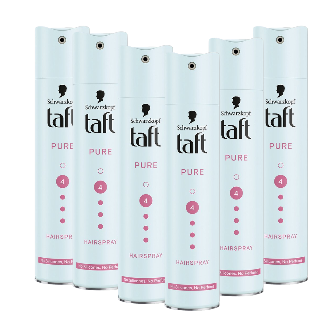 Taft Pure Parfumvrije Haarlak Multipack (6x 250 ML) Taft