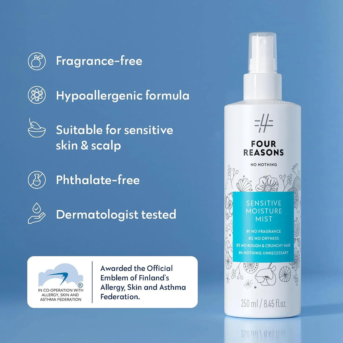 Four Reasons No Nothing Sensitive Moisture Mist (250 ML)