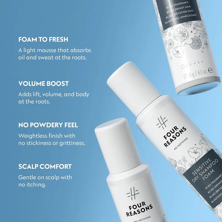 Four Reasons No Nothing Sensitive Dry Shampoo Foam (200 ML)
