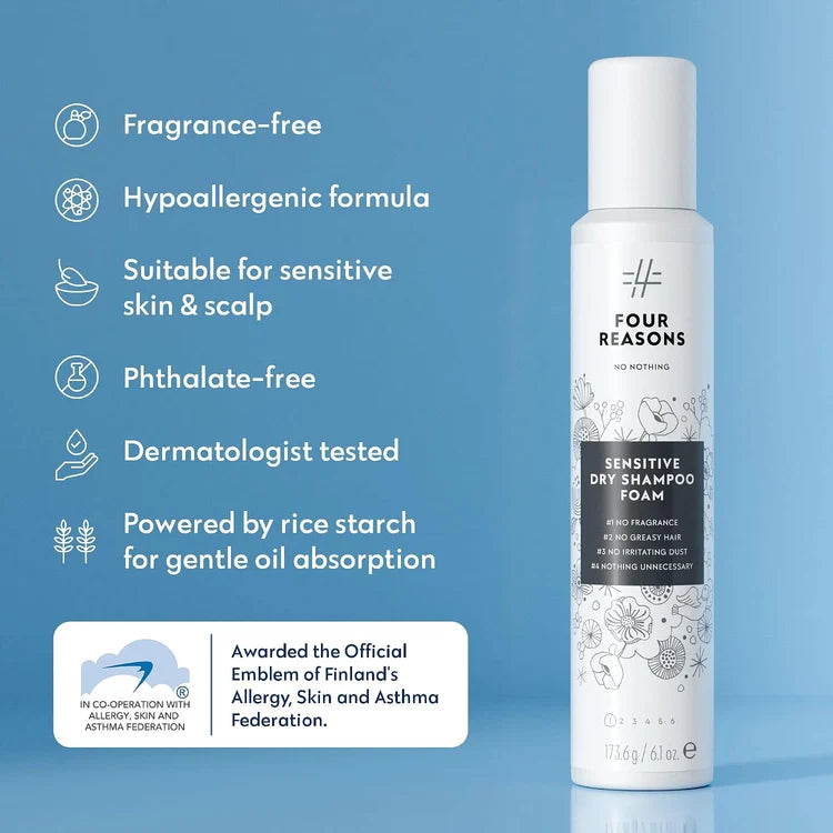 Four Reasons No Nothing Sensitive Dry Shampoo Foam (200 ML)