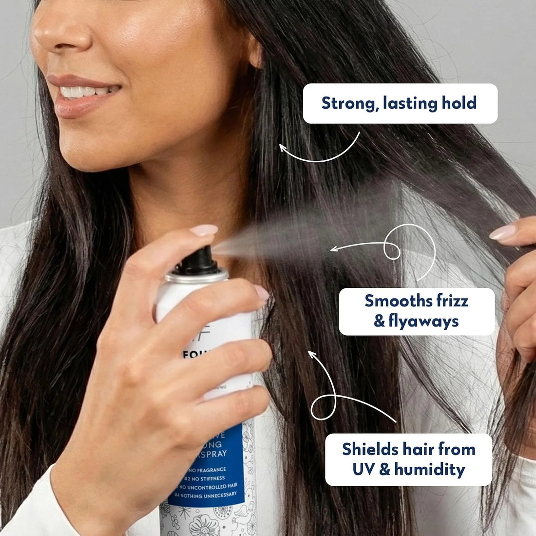 Four Reasons No Nothing Sensitive Strong Hairspray (300 ML)