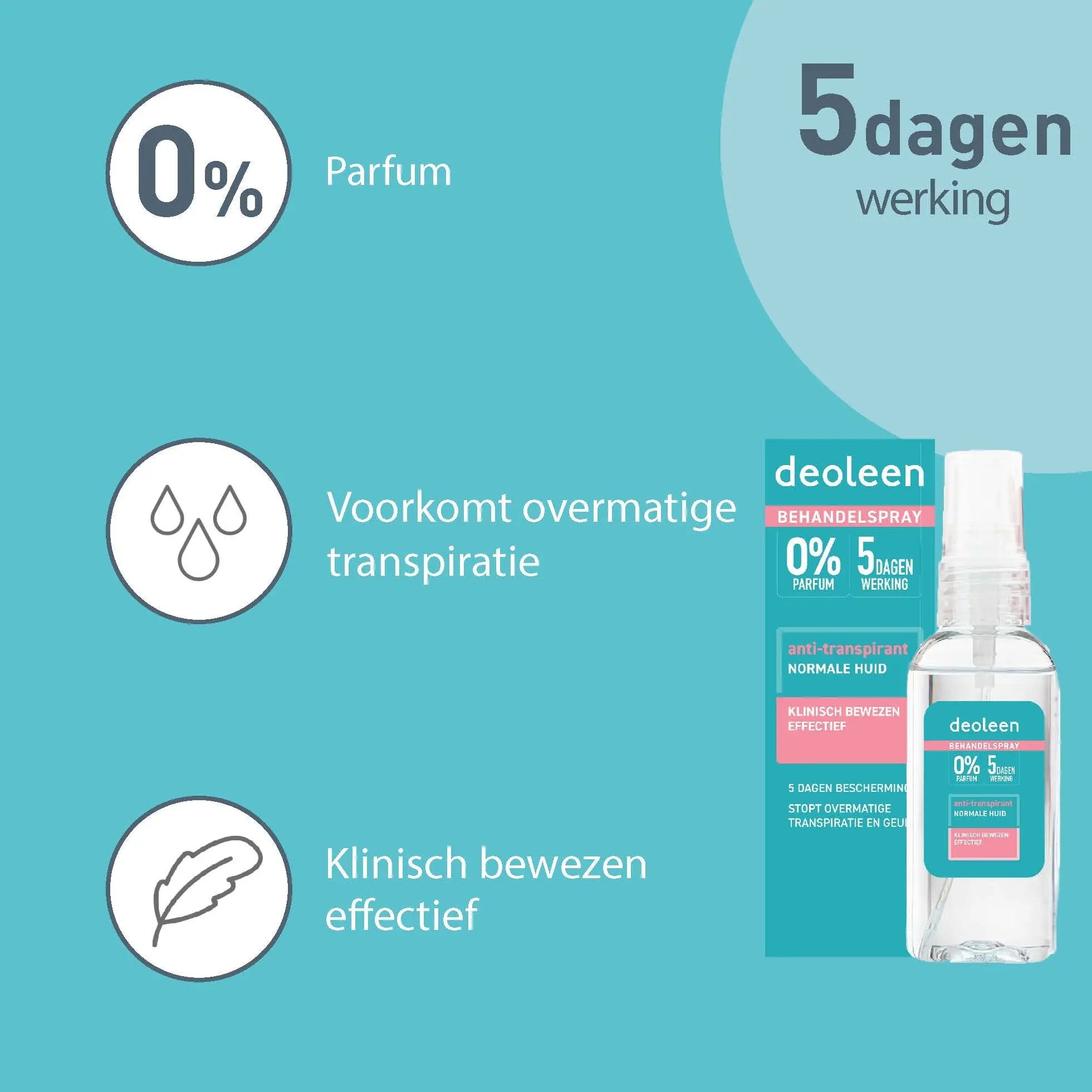 Deoleen Behandelspray 5 dagen (30 ML)