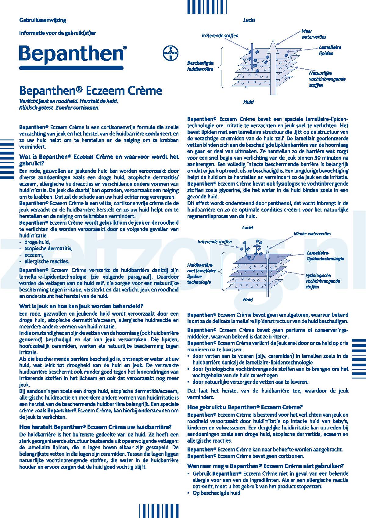 Bepanthen Eczeem Creme (50 ML) Bepanthen