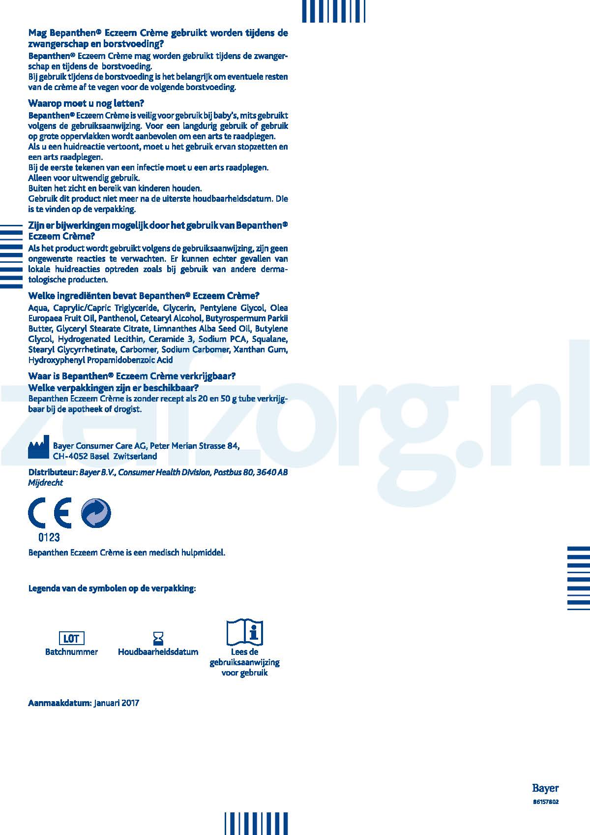 Bepanthen Eczeem Creme (50 ML) Bepanthen