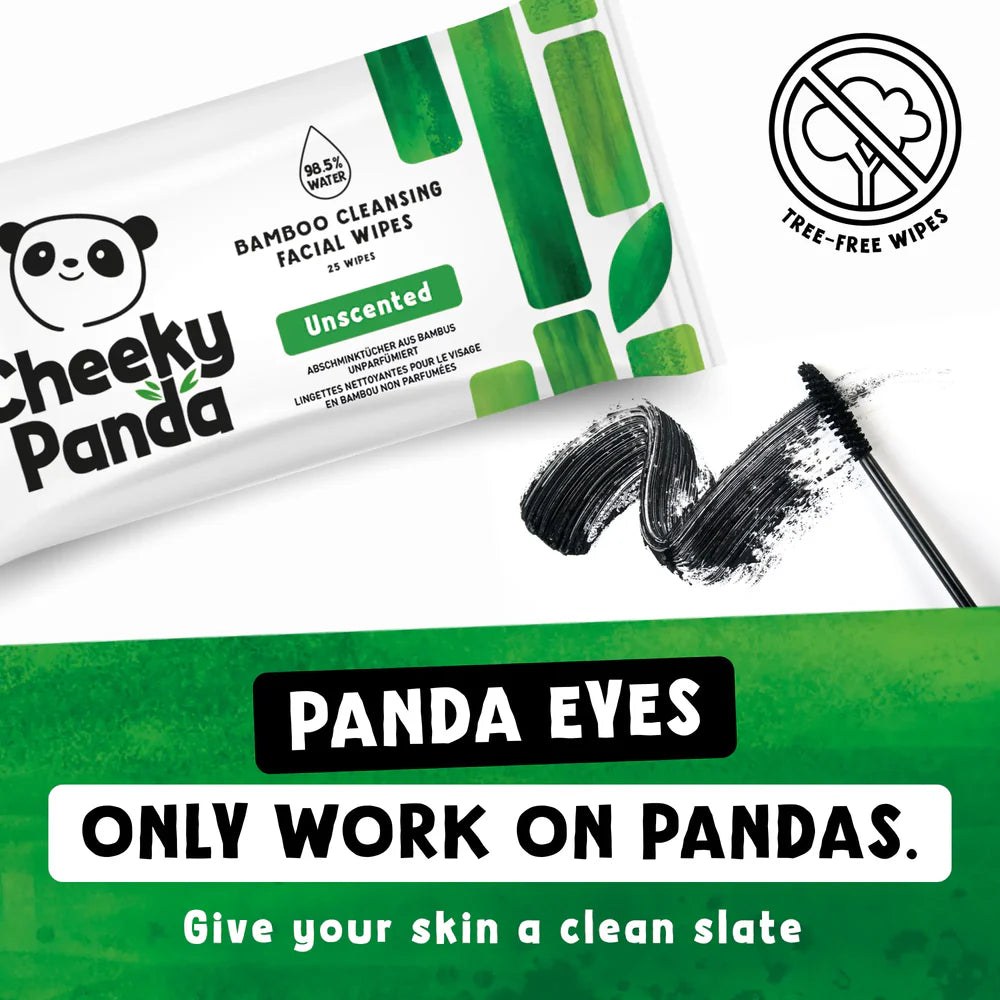 The Cheeky Panda Bamboe gezichtsreinigingsdoekjes (25 Stuks)