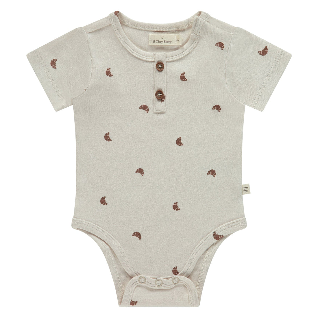 A Tiny story Croissants romper Mt 62