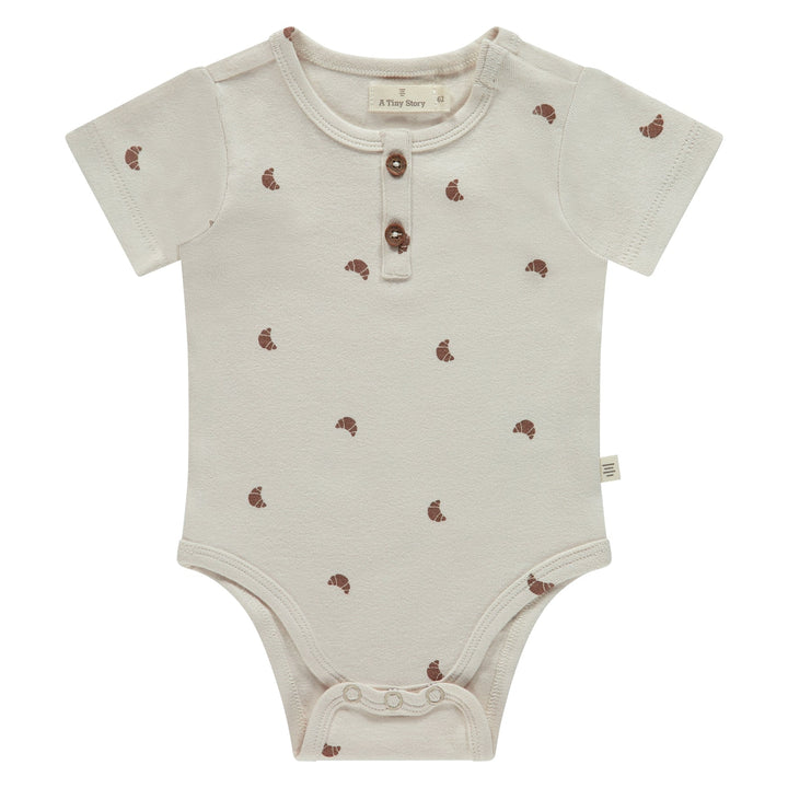 A Tiny story Croissants romper Mt 62
