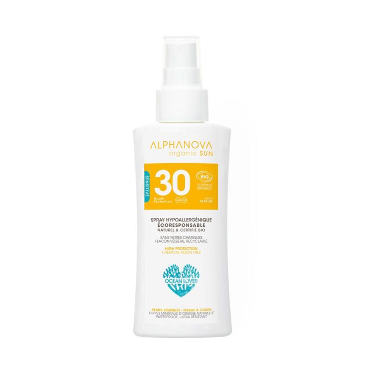 Alphanova Baby SUN BIO SPF 30 Spray (90 GR) - Parfumvrij