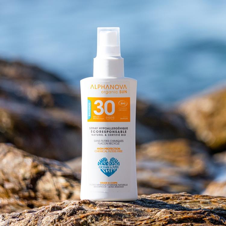 Alphanova Baby SUN BIO SPF 30 Spray (90 GR) - Parfumvrij