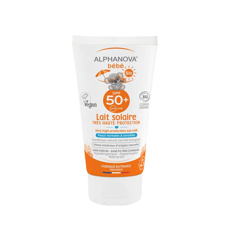Alphanova Baby SUN BIO SPF 50+ Bebe Hypo allergeen Sun Milk (50 GR) - Parfumvrij