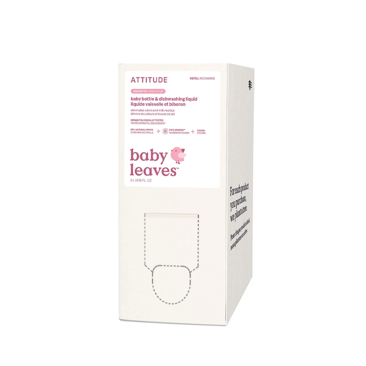 ATTITUDE Baby Leaves Afwasmiddel voor babyproducten navulling (2000 ML) Attitude
