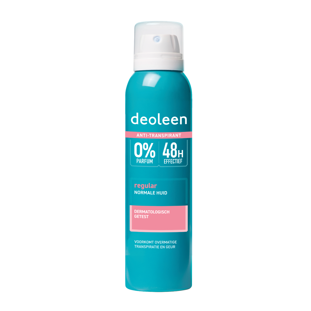 Deoleen Anti-transpirant Aerosol Regular (150 ML) - Parfumvrij