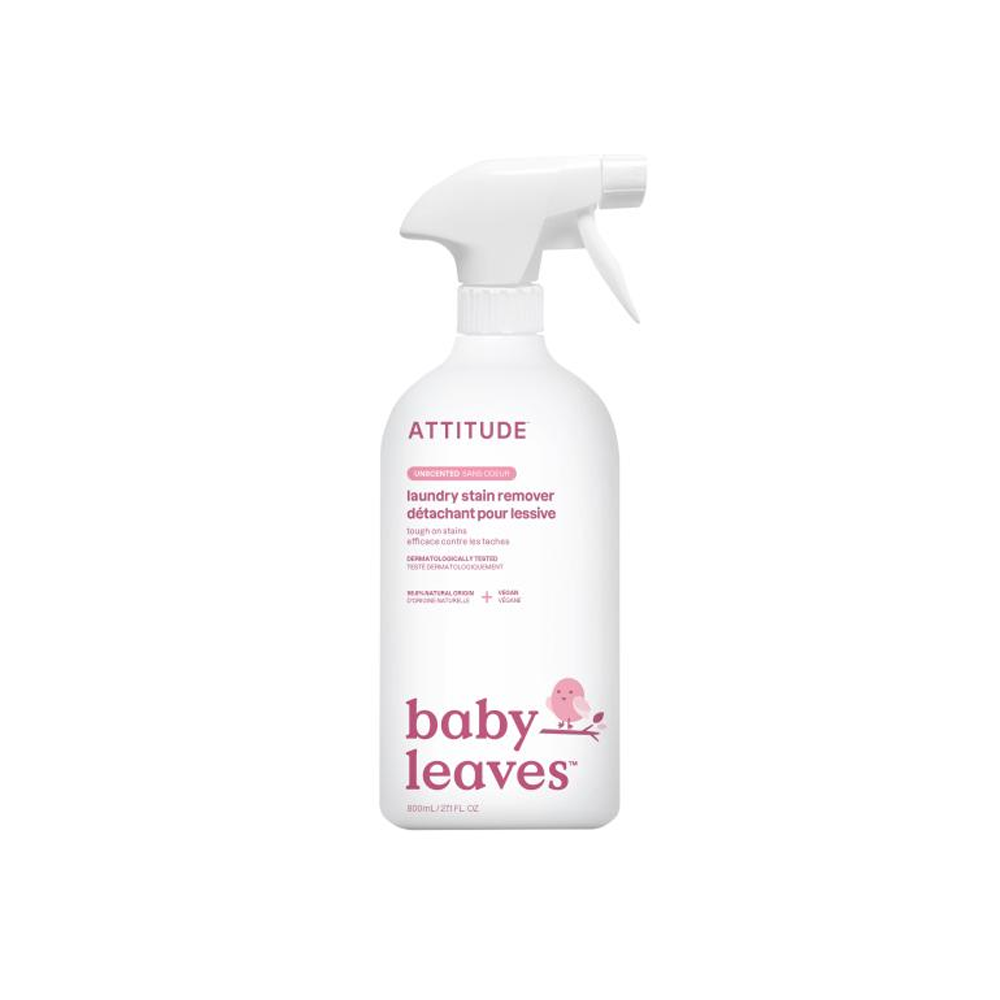 ATTITUDE  Baby Leaves Laundry Vlekverwijderaar Parfumvrij (800 ML) Attitude