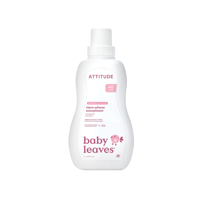 ATTITUDE Baby Leaves Wasverzachter parfumvrij (1000 ML) Attitude