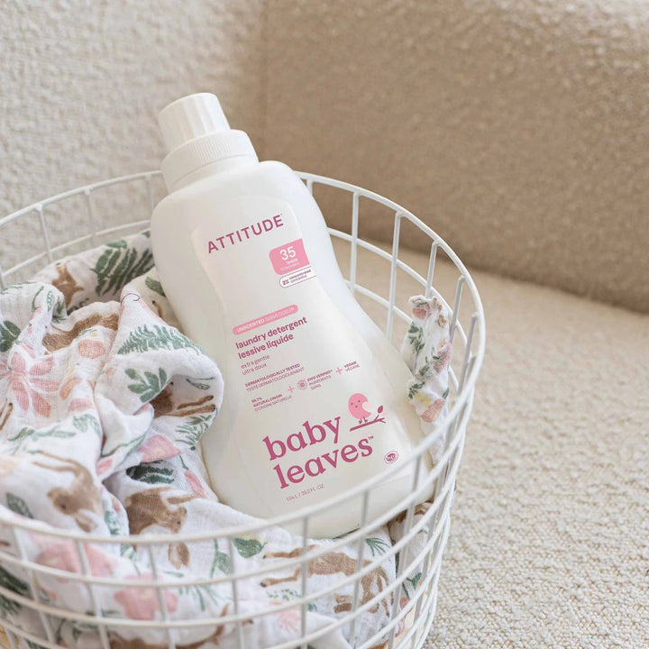 ATTITUDE Baby Leaves Wasmiddel parfumvrij (1050 ML) Attitude