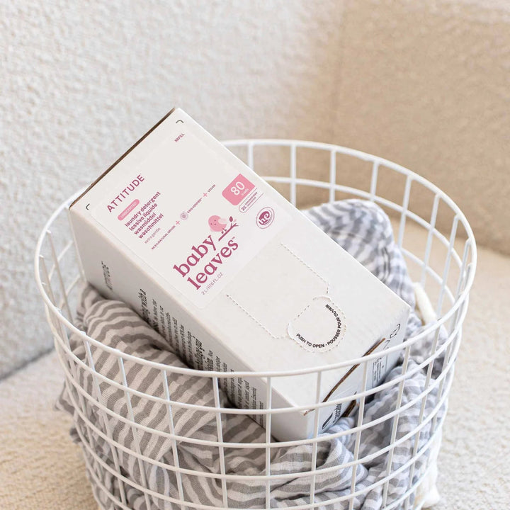 ATTITUDE Baby Leaves Parfumvrije wasmiddel voor baby's navulling (2000 ML) Attitude