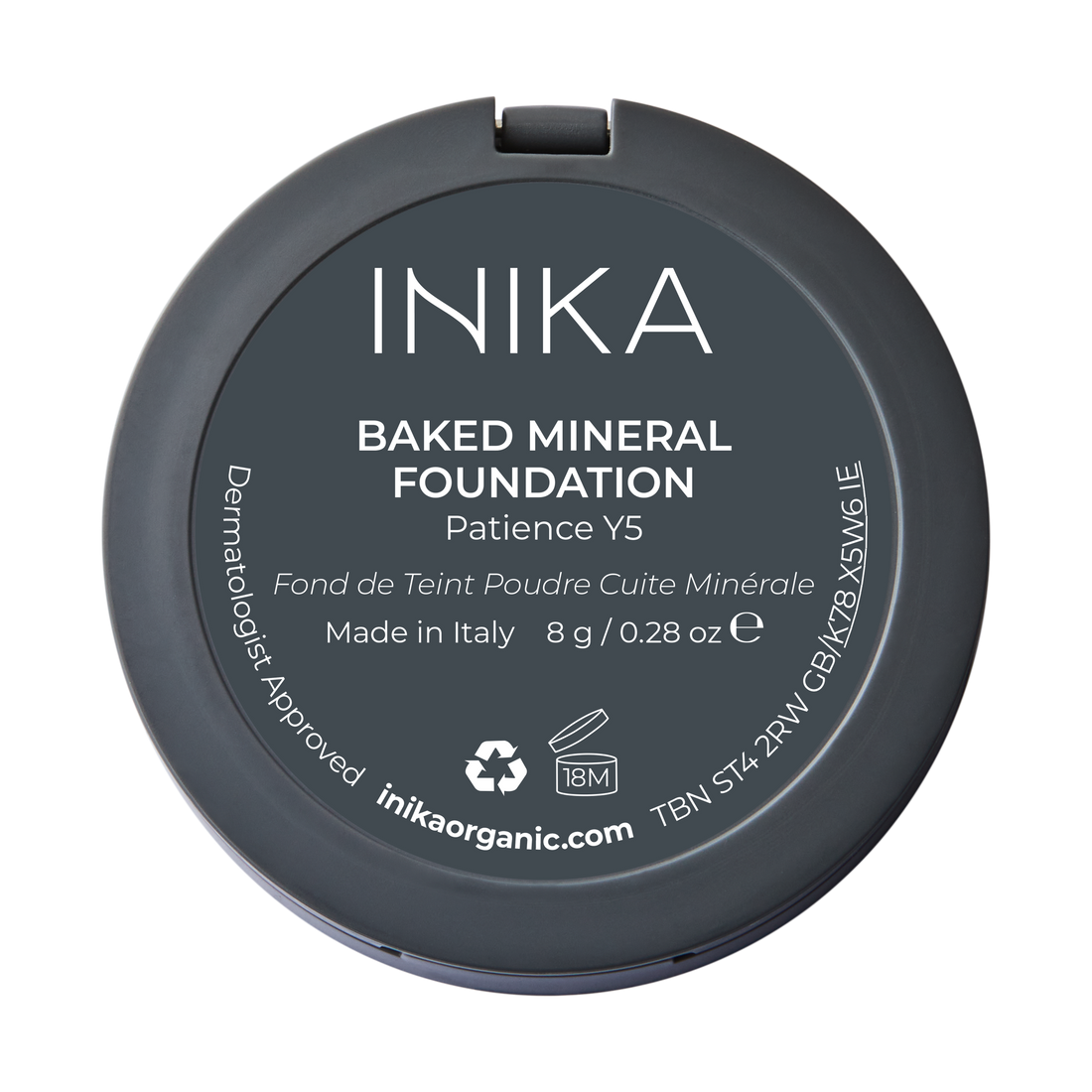 INIKA Organic Baked Mineral Foundation - Patience 8g